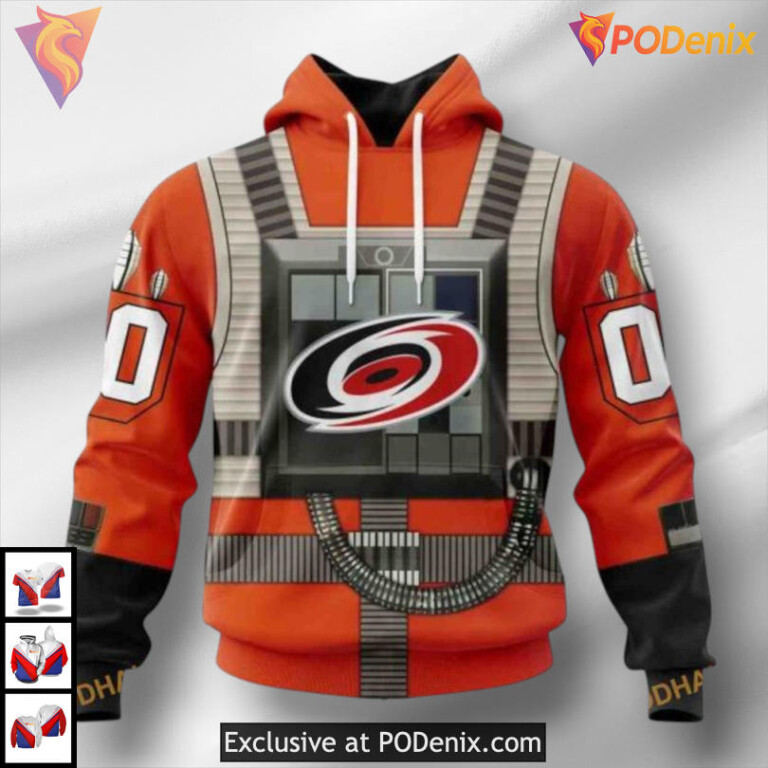 Star Wars Rebel Pilot Tribute Carolina Hurricanes Christmas Hoodie Custom 3D
