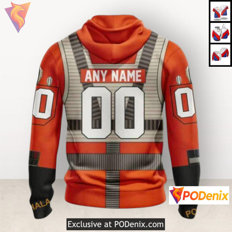 Star Wars Rebel Pilot Tribute Colorado Avalanche Mens Hoodie Custom 3D - 1