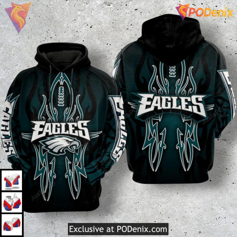 Stylish Game Day Nfl Philadelphia Eagles Hoodie For Female Fans