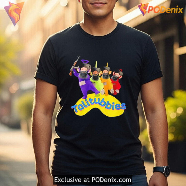 Talitubbies Shirt Funny Dark Meme Parody Of Teletubbies And Taliban Humor