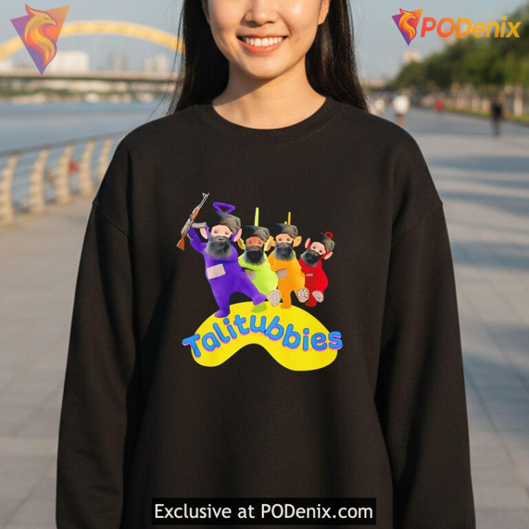 Talitubbies Shirt Funny Dark Meme Parody Of Teletubbies And Taliban Humor - 1