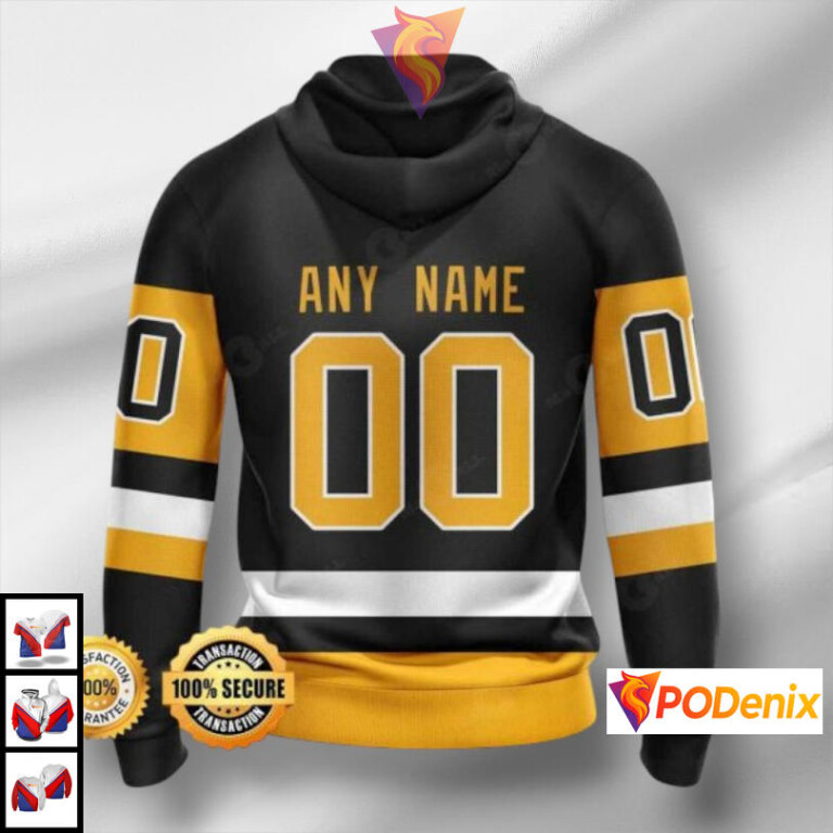 Team Clothing Concept Vintage Pittsburgh Penguins Hoodie Custom Edition - 1
