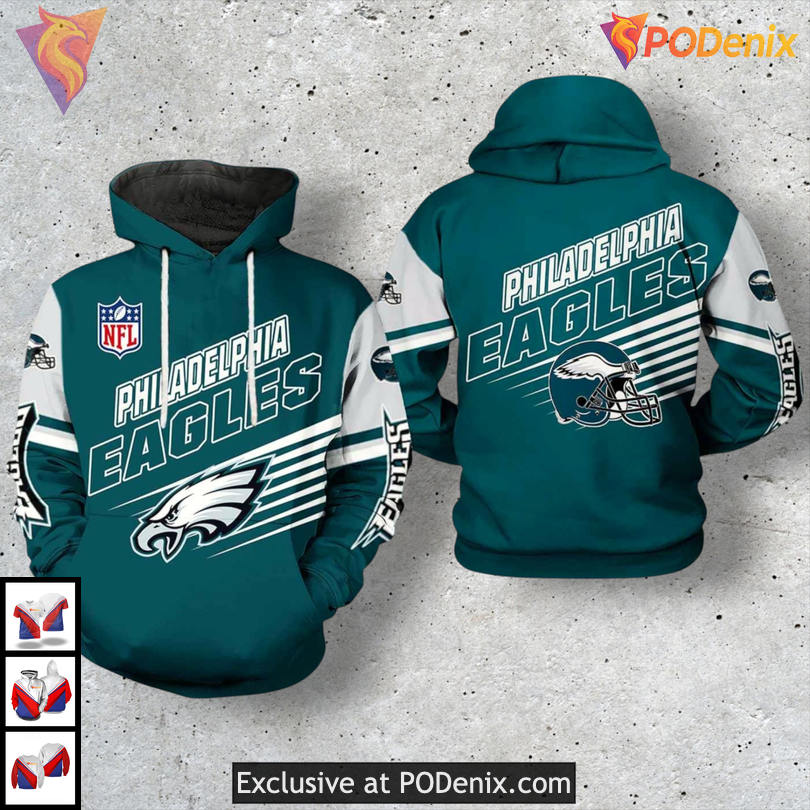 Team Pride Edition Philadelphia Eagles Hoodies For Men Custom 3D Apparel Team Pride Edition Philadelphia Eagles Hoodies For Men Custom 3D Apparel