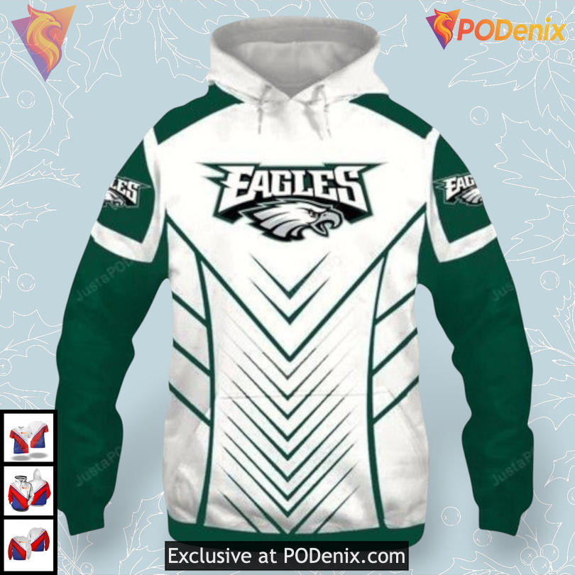 Team Pride Graphic Personalized Philadelphia Eagles Hoodie 3D All Over Print Team Pride Graphic Personalized Philadelphia Eagles Hoodie 3D All Over Print