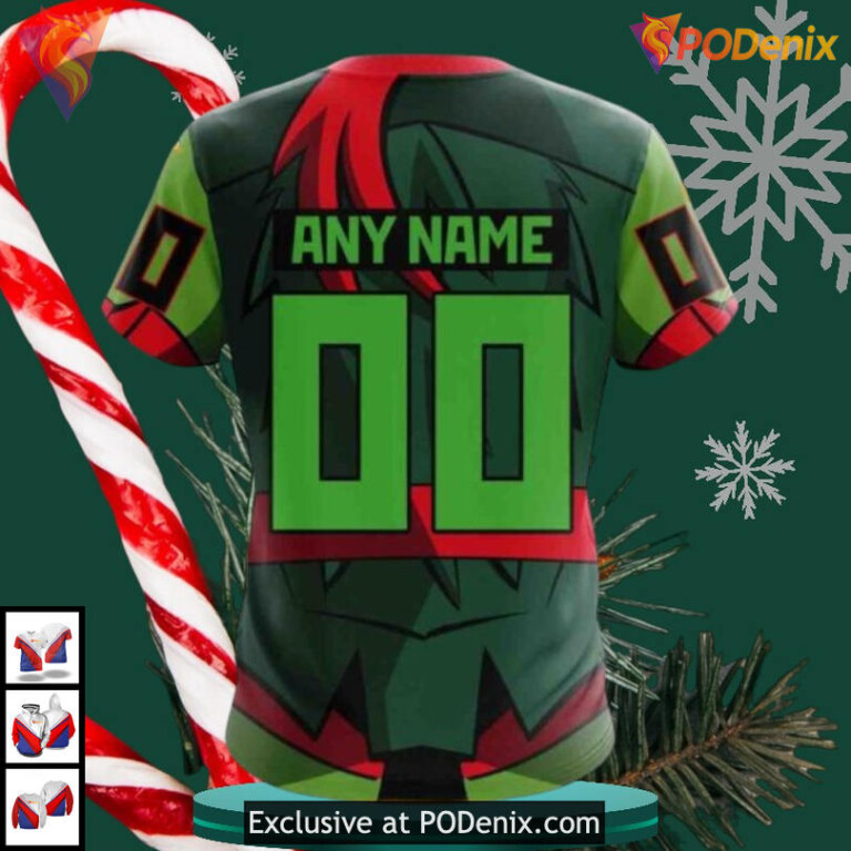 Teenage Mutant Ninja Turtles Cartoon Tribute NHL Retro Seattle Kraken Hoodie 3D - 3