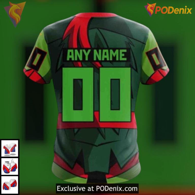 Teenage Mutant Ninja Turtles Custom Arizona Coyotes Hoodie 3D Special Edition - 3