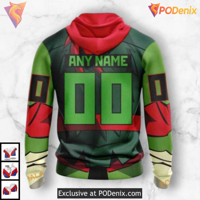 Teenage Mutant Ninja Turtles Edition Dallas Stars Full Print Hoodie Custom Design - 1