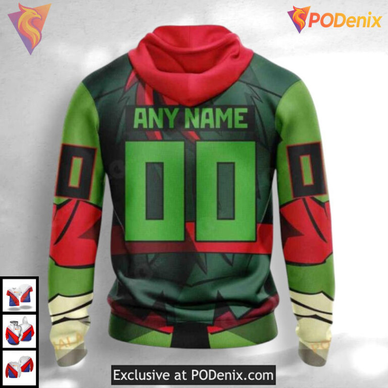Teenage Mutant Ninja Turtles Inspired Dallas Stars Hoodie 3D Custom Design - 1