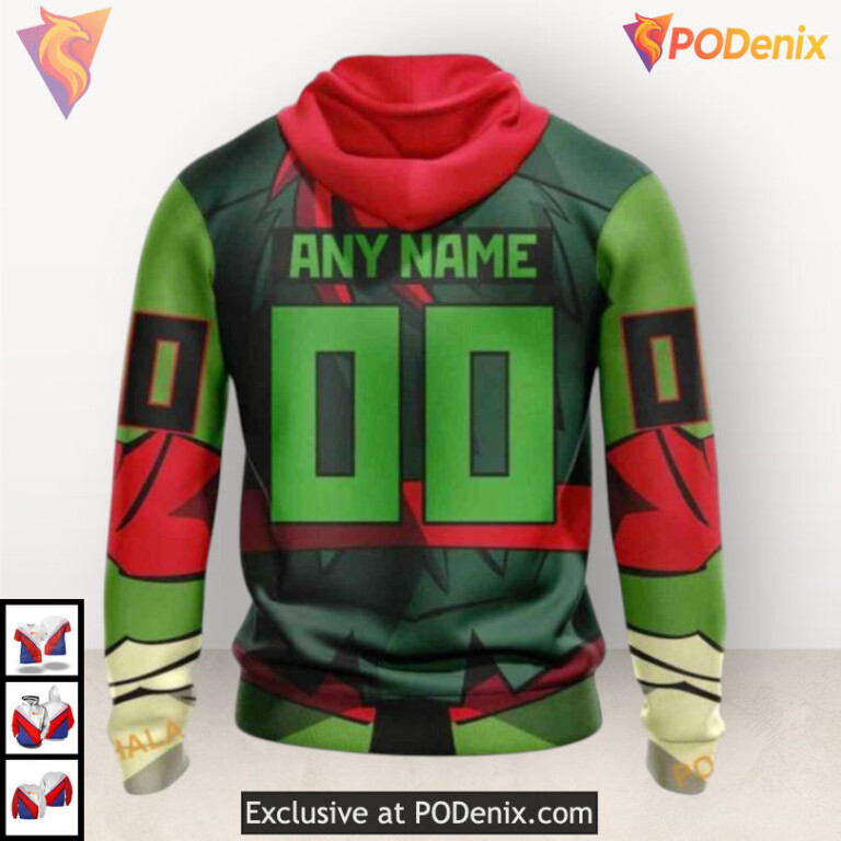 Teenage Mutant Ninja Turtles Style Vintage Nashville Predators Hoodie Custom 3D - 1