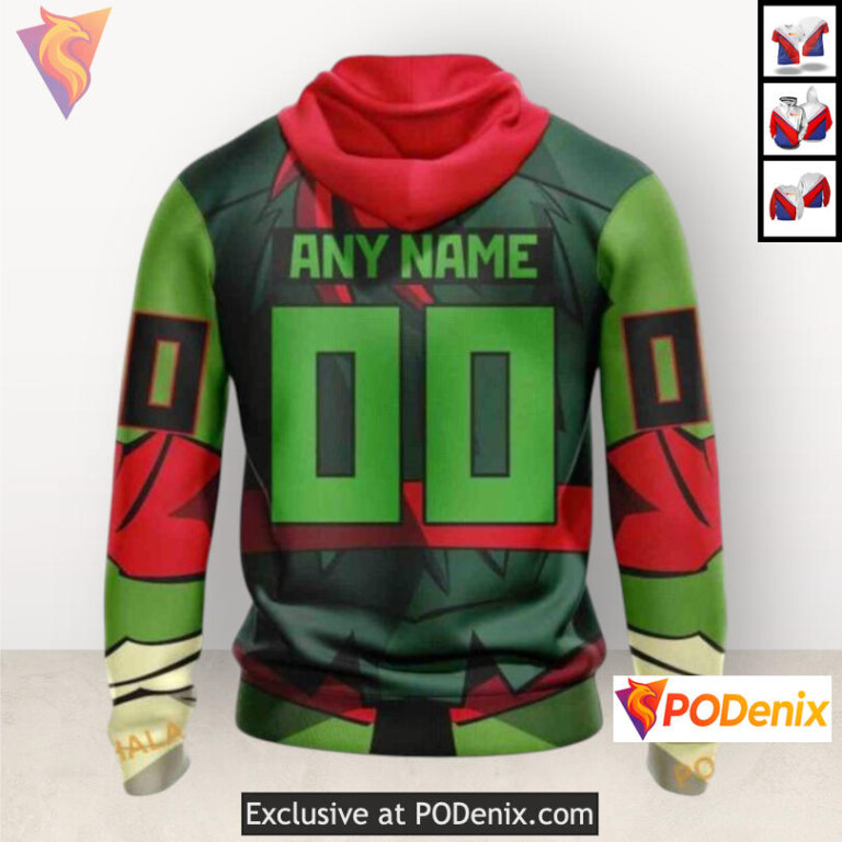 Teenage Mutant Ninja Turtles Theme Colorado Avalanche Kids Hoodie Custom 3D - 1