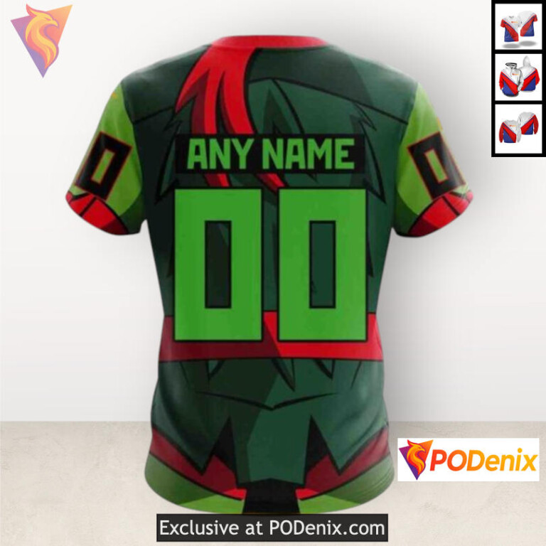 Teenage Mutant Ninja Turtles Theme Colorado Avalanche Kids Hoodie Custom 3D - 3