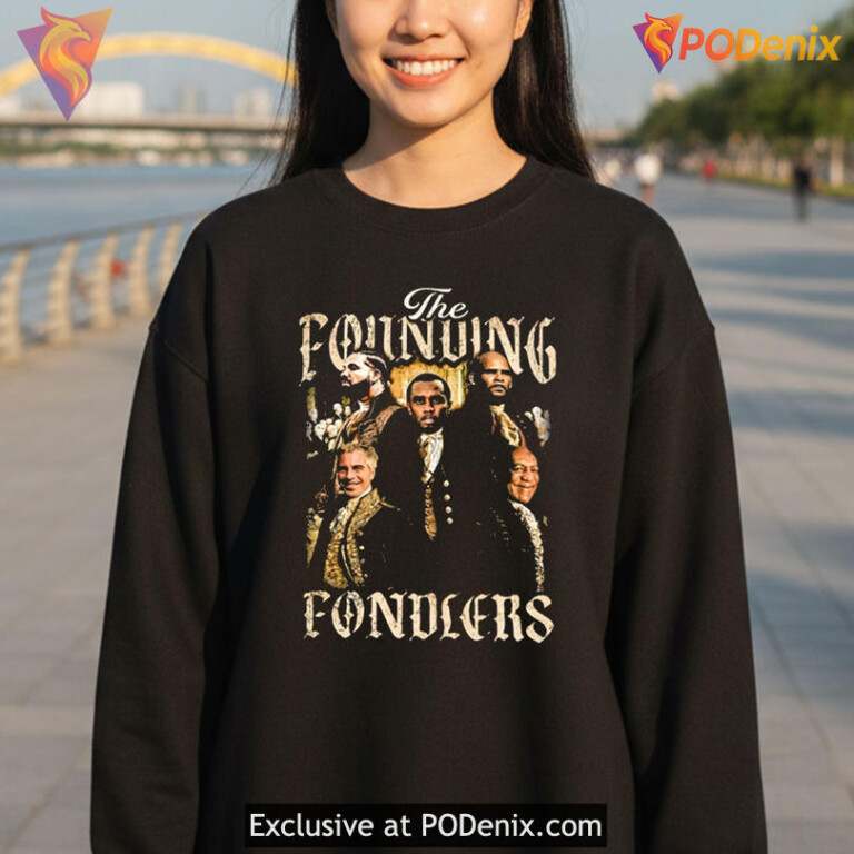 The Founding Fondlers Shirt, Rebel Fathers Satire Meme Vintage Artwork - 1