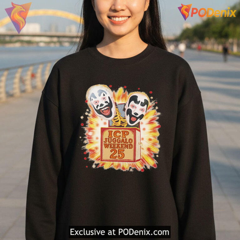 The Jack In The Box ICP Hoodie, Juggalo Weekend 25 Explosive Energy