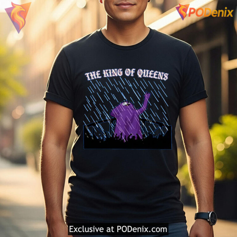 The King Of Queens Grimace Mets Shirt, Lucky Mascot Vibe For Supporters