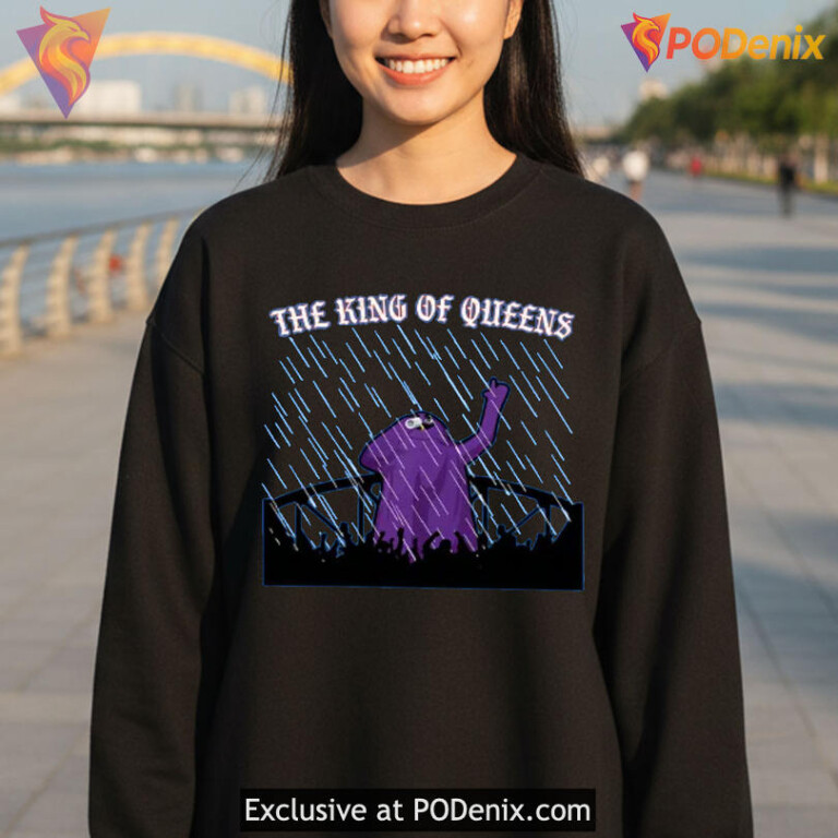 The King Of Queens Grimace Mets Shirt, Lucky Mascot Vibe For Supporters - 1