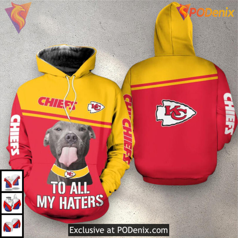 To All My Haters Christmas Kc Chiefs Zip Up Hoodie NFL Holiday Edition