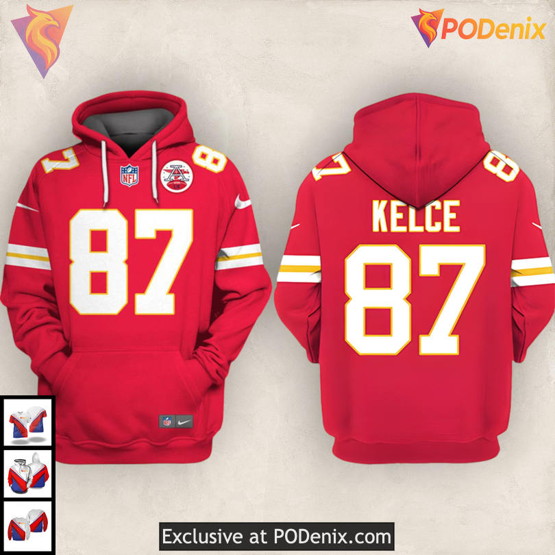Travis Kelce AFC Champs Kansas City Chiefs Hoodie Mens, Red Zip Up Fan Edition Travis Kelce AFC Champs Kansas City Chiefs Hoodie Mens, Red Zip Up Fan Edition