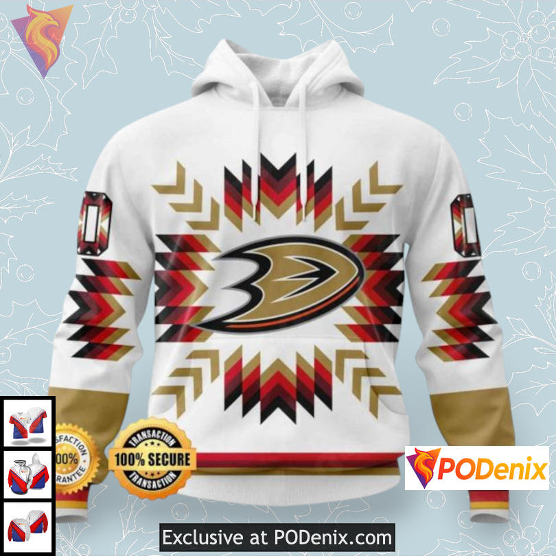 Tribal Native Design Anaheim Ducks 3D All Over Print Hoodie Sweatshirt Edition