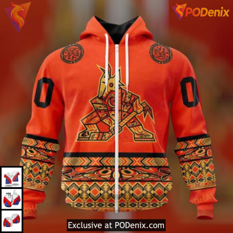 Truth And Reconciliation Day Tribute Arizona Coyotes Pullover Hoodie Custom Shirt - 1