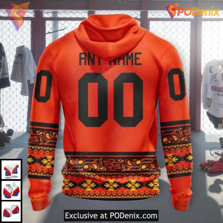 Truth And Reconciliation Day Tribute NHL Personalized Montreal Canadiens Hoodie 3D - 1
