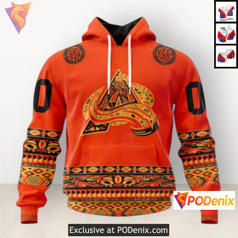 Truth and Reconciliation Tribute Colorado Avalanche Warm Hoodie Custom 3D
