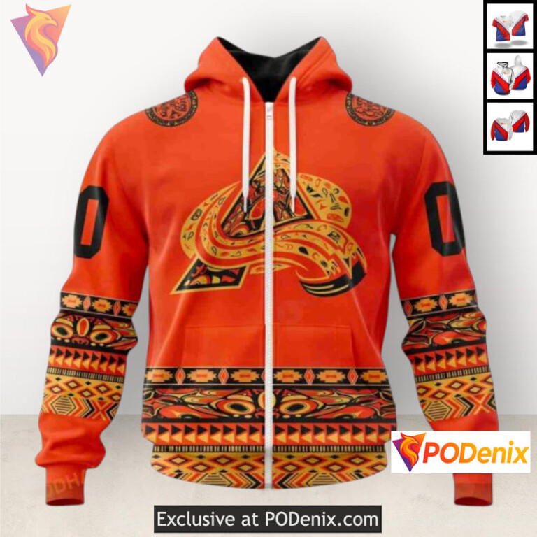 Truth and Reconciliation Tribute Colorado Avalanche Warm Hoodie Custom 3D - 1