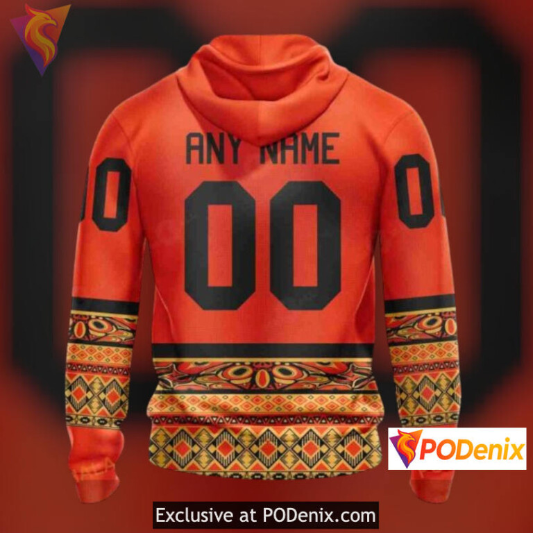 Truth And Reconciliation Tribute Custom Number New Jersey Devils Hoodie 3D - 2