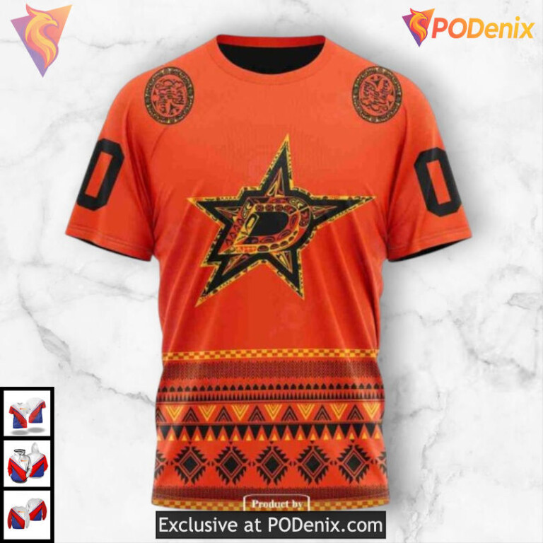 Truth And Reconciliation Tribute Dallas Stars All Over Print Hoodie 3D - 3