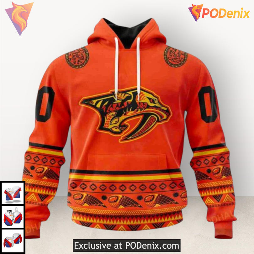 Truth And Reconciliation Tribute Nashville Predators Personalized 3D Hoodie Custom
