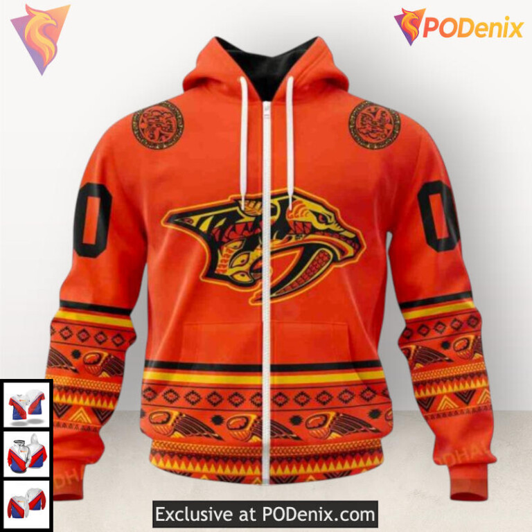Truth And Reconciliation Tribute Nashville Predators Personalized 3D Hoodie Custom - 1