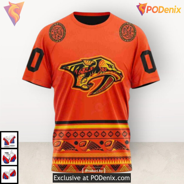 Truth And Reconciliation Tribute Nashville Predators Personalized 3D Hoodie Custom - 3
