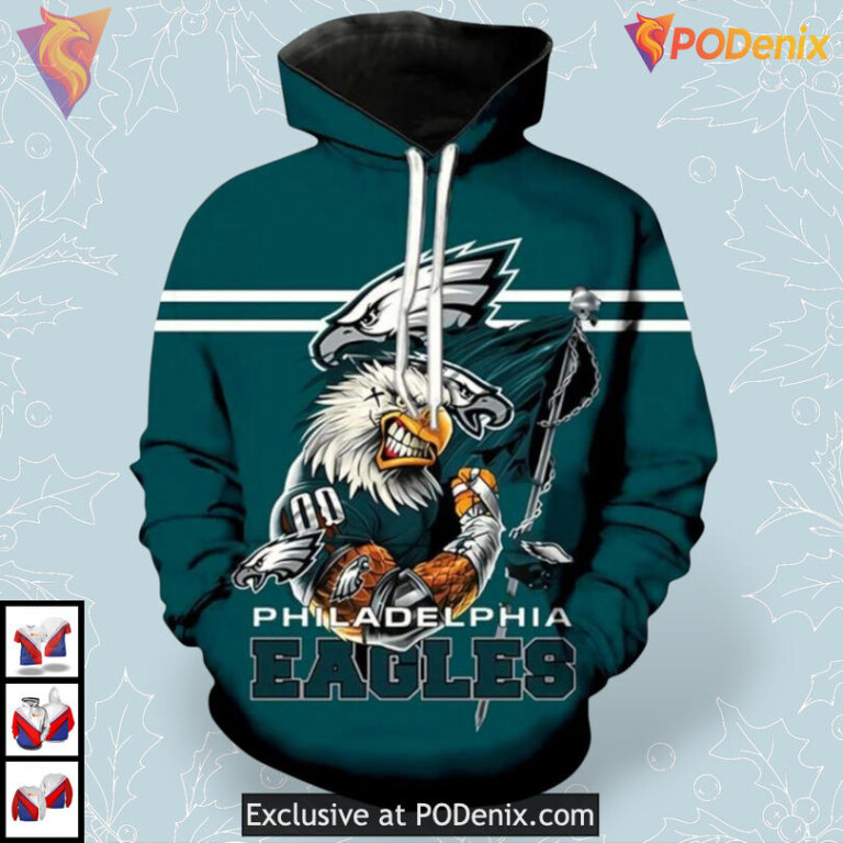 Ultra Cool Pullover Style Philadelphia Eagles Hoodies For Men Custom NFL Gear