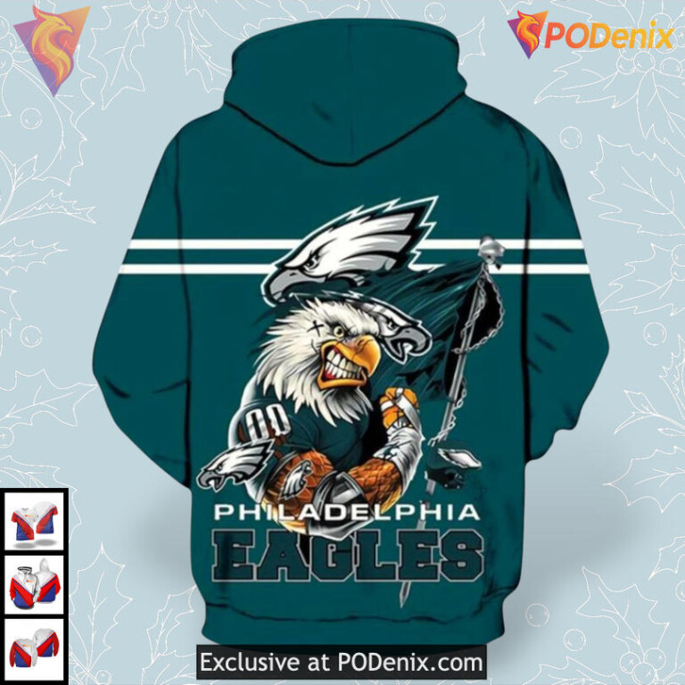 Ultra Cool Pullover Style Philadelphia Eagles Hoodies For Men Custom NFL Gear - 1