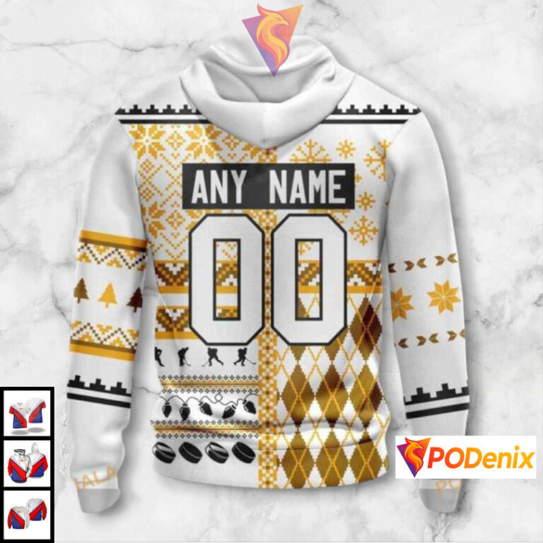 Unisex Christmas Celebration Custom Pittsburgh Penguins Full Print Hoodie NHL 3D - 1
