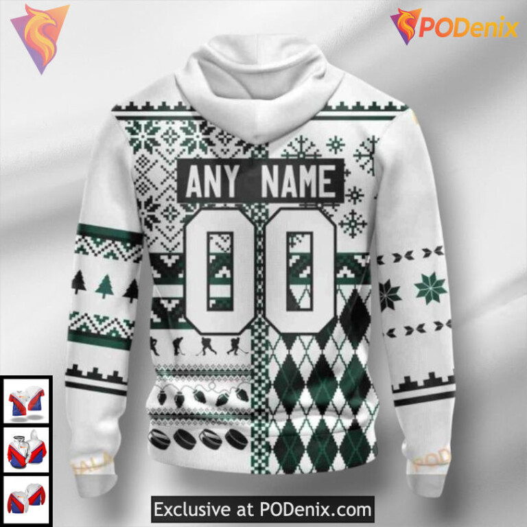 Unisex Christmas Celebration Dallas Stars Youth Hoodie Custom Sweatshirt - 2