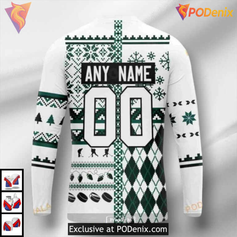 Unisex Christmas Celebration Dallas Stars Youth Hoodie Custom Sweatshirt - 4