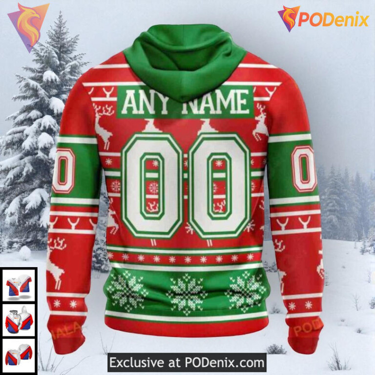 Unisex Christmas Edition NHL Montreal Canadiens Personalized 3D Hoodie - 2
