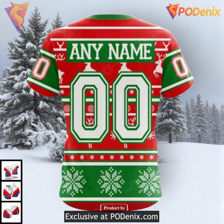 Unisex Christmas Edition NHL Montreal Canadiens Personalized 3D Hoodie - 4