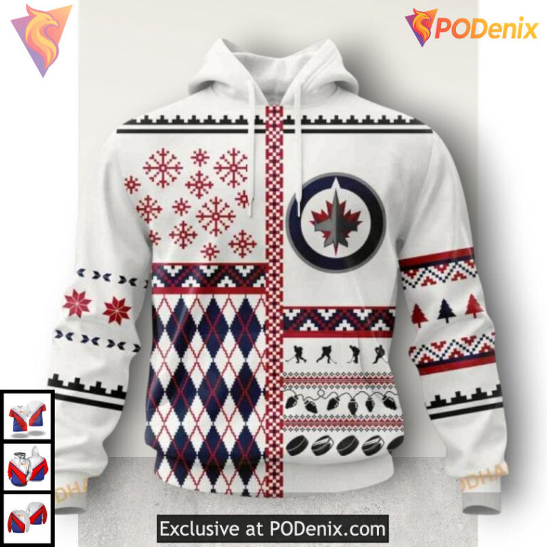 Camo Veteran Tribute Winnipeg Jets Mens Hoodie 3D All Over Print Apparel