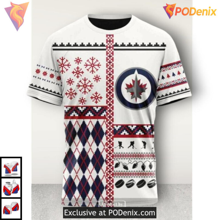 Camo Veteran Tribute Winnipeg Jets Mens Hoodie 3D All Over Print Apparel - 2