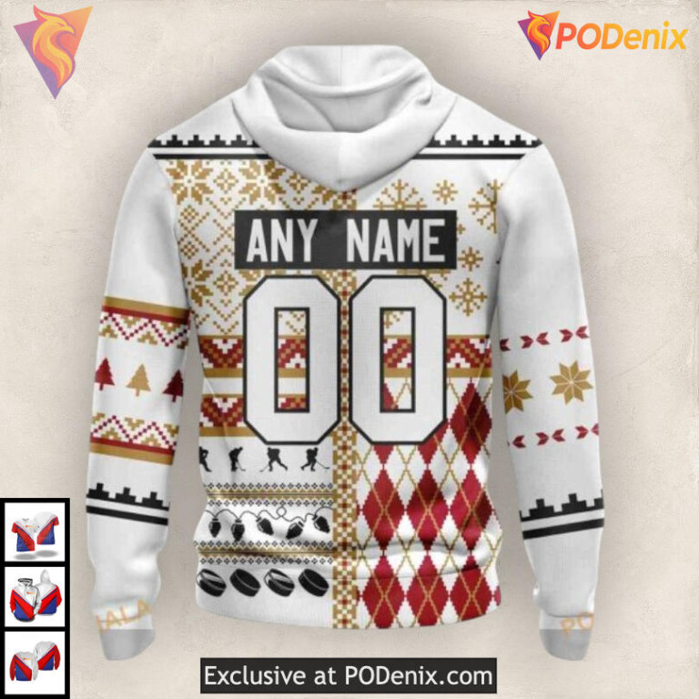 Unisex Christmas Gift Edition NHL Ottawa Senators Full Print Hoodie 3D - 1