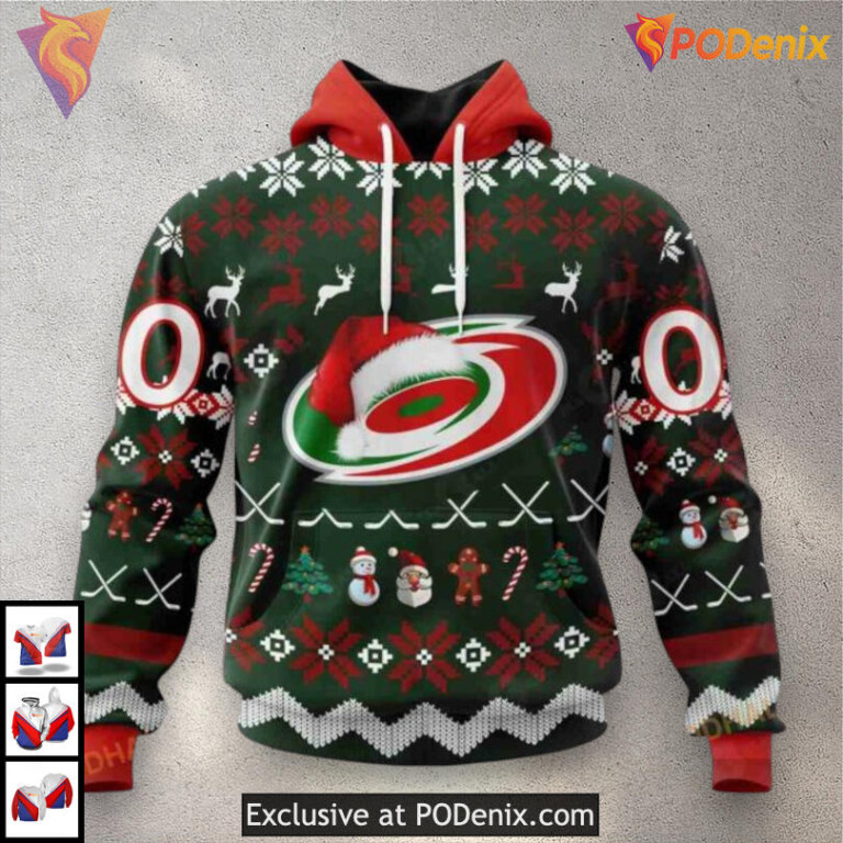 Unisex Christmas Hoodie Edition Carolina Hurricanes Kids Hoodie Festive Apparel