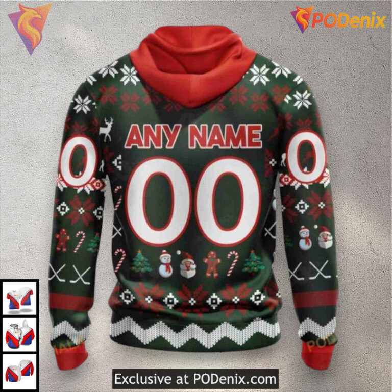Unisex Christmas Hoodie Edition Carolina Hurricanes Kids Hoodie Festive Apparel - 2