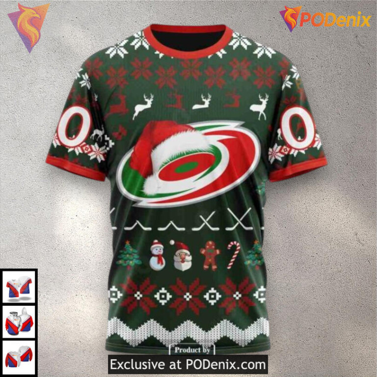 Unisex Christmas Hoodie Edition Carolina Hurricanes Kids Hoodie Festive Apparel - 3