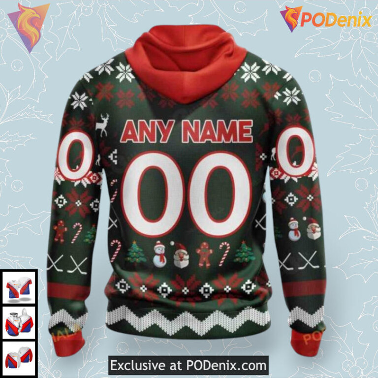Unisex Christmas Shirt Concept Custom NHL Seattle Kraken Kids Hoodie 3D - 1