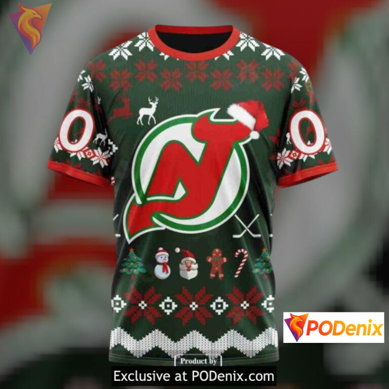 Unisex Funny Christmas Merch New Jersey Devils Sweatshirt Hoodie Special Edition - 3