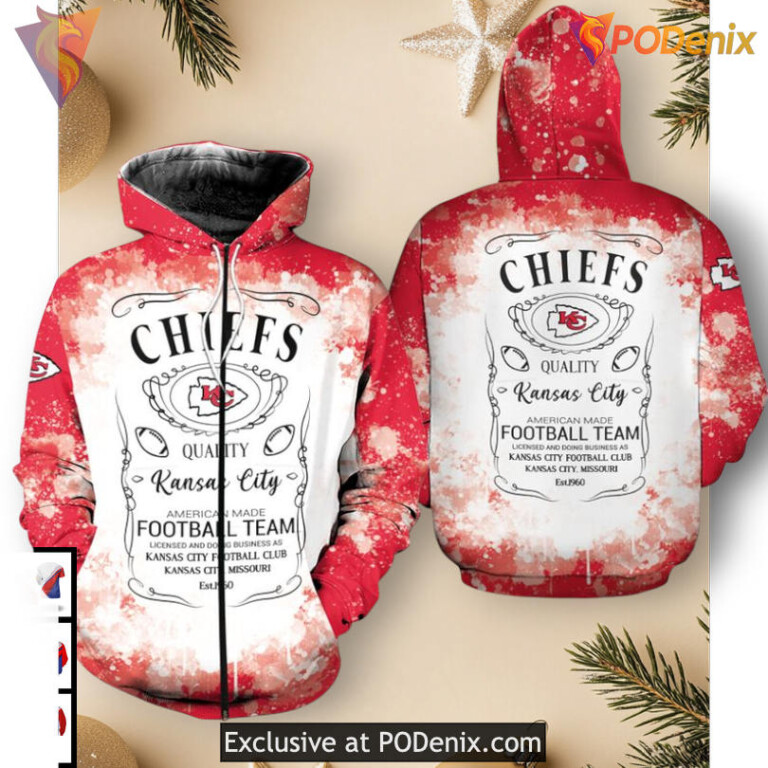 Unisex Limited Edition Kansas City Chiefs Hoodie For Men, Custom 3D Apparel