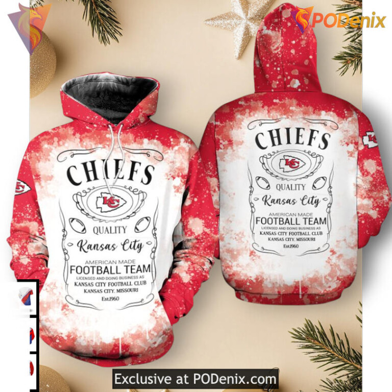 Unisex Limited Edition Kansas City Chiefs Hoodie For Men, Custom 3D Apparel - 1