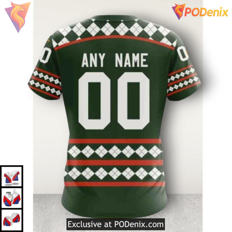 Unisex St Patrick’s Day Celebration Calgary Flames All Over Print Hoodie 3D - 3