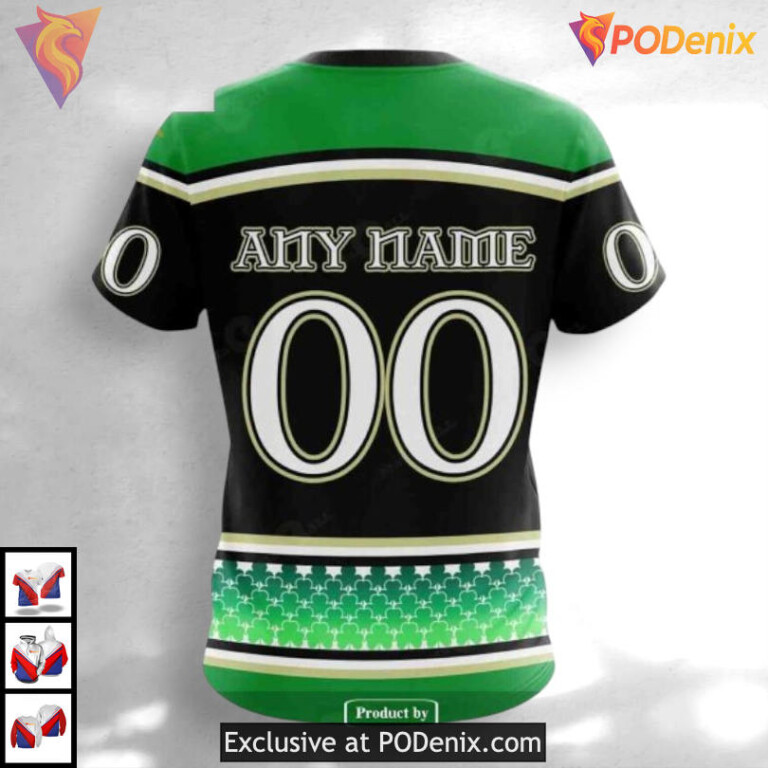 Unisex St Patricks Day Celebration Dallas Stars 3D Hoodie Hockey Edition - 3